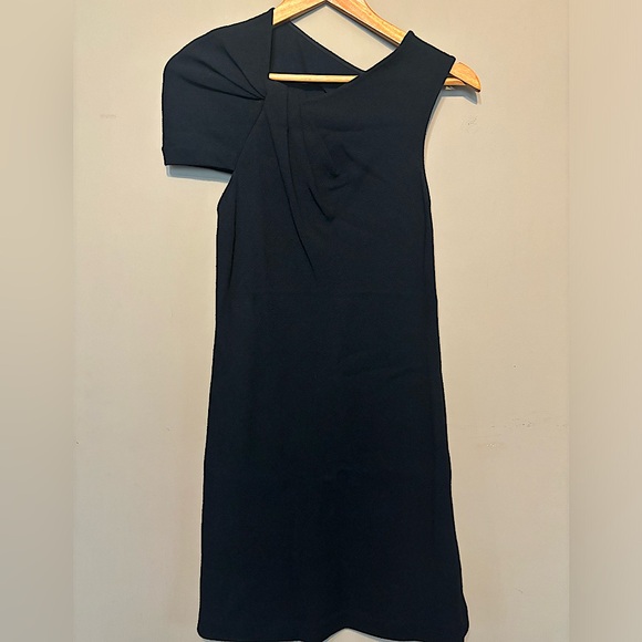 PHILLIP LIM Designer Asymmetrical Sleeves Little Black Dress - Picture 1 of 7